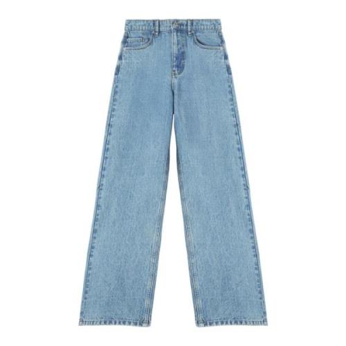 Afslappet Mid-Rise Denim Jeans