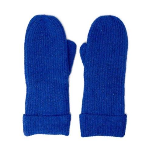 Blå Slip On Handsker til Kvinder