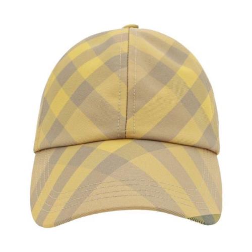 Check Print Nylon Hat