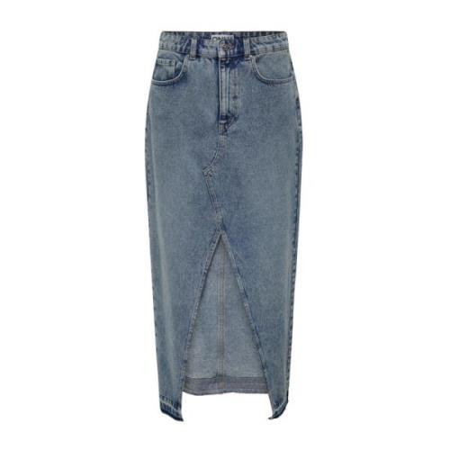 Leigh Ex Lang Denim Nederdel