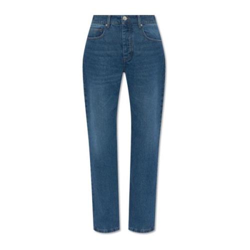 Højtaljede jeans