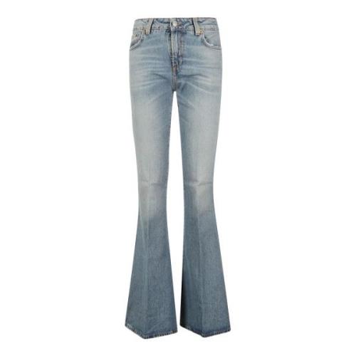 Blå Flare Jeans