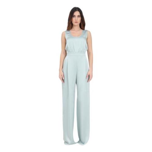 Elegant Aqua Grøn Jumpsuit