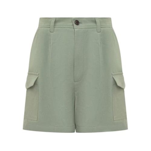 Bermuda Shorts med Plissering