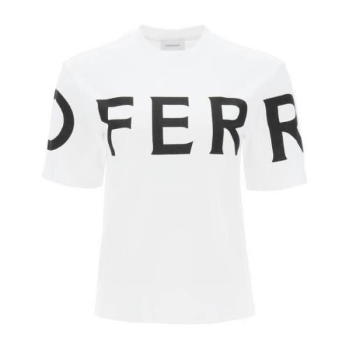 Kortærmet T-shirt med Oversized Logo