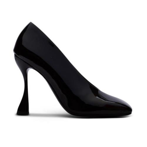 Eden patent læder pumps