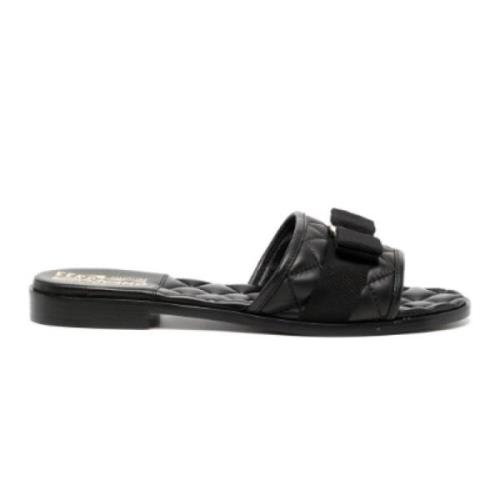 Sort Vara Bow Quilted Slides