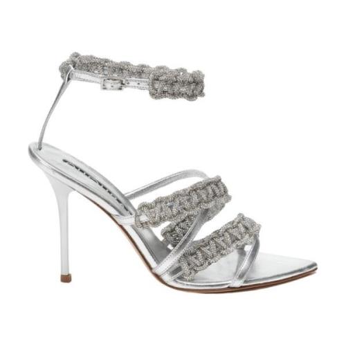 Glamourøs Olivia Metallic Lædersandal