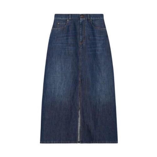 Denim Maxi Nederdel