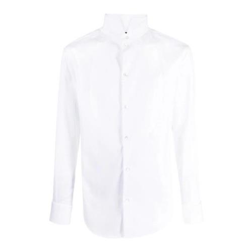 Hvid Skjorte med Fransk Krave