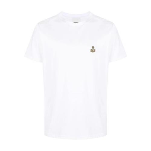 Hvid Logo Crew Neck T-Shirt