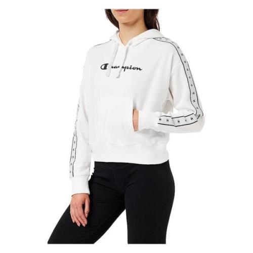 Sporty Glam Hoodie med Logo Print