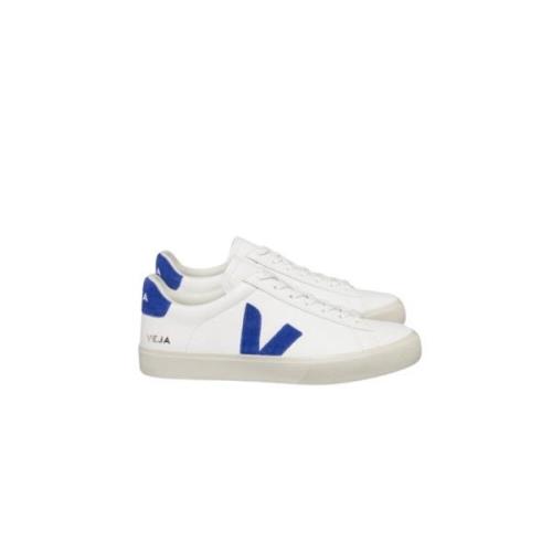 Hvide lædersneakers Sporty stil