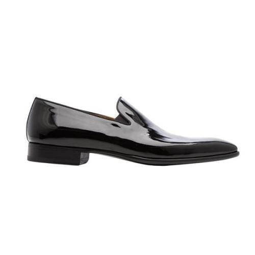 Sort læder slip-on loafer