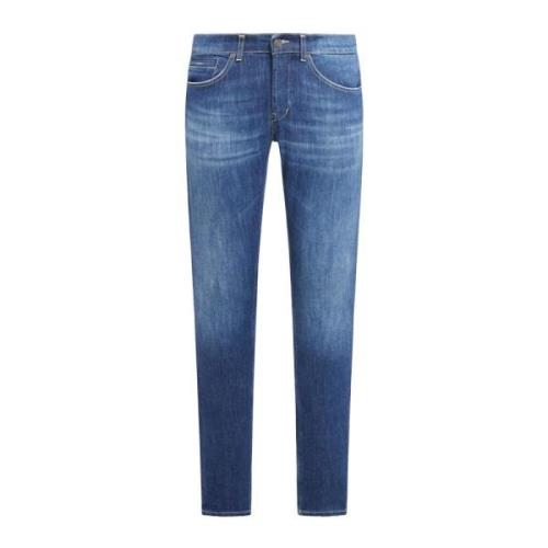 Skinny Fit Blå Denim Jeans