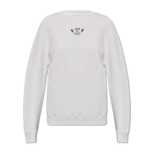 Sweatshirt med logo