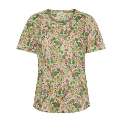 Part Two Nemiaspw Ts Toppe & T-Shirts 30307532 Green Flower Print