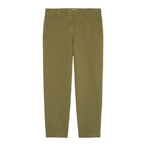 Moderne tapered chinos med høj talje