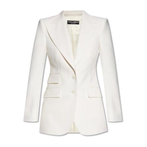 Blazer med spidse revers