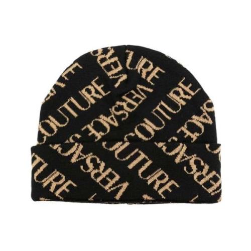 Intarsia-Strik Logo Beanie