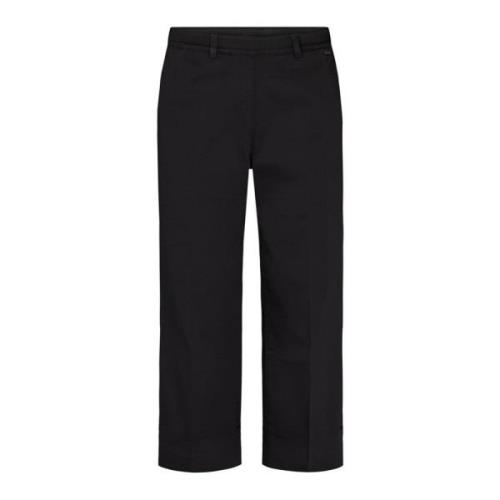 Laurie Phoebe Loose Crop Trousers Loose 100524 99105 Black