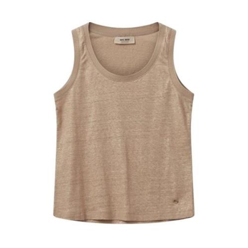 MMCasa Foil Tank Top - Sesame - Mos Mosh