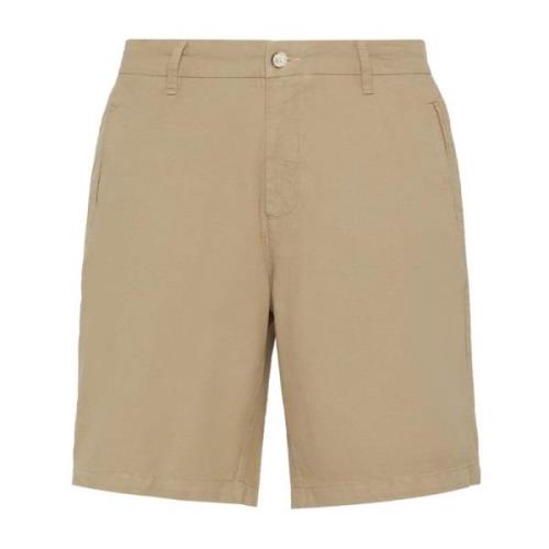 Bomuld og hør Bermuda shorts