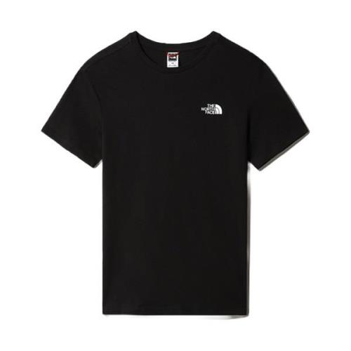 Sort T-shirt med Simple Dome