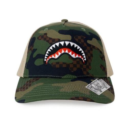 Multifarvet terning camo hat