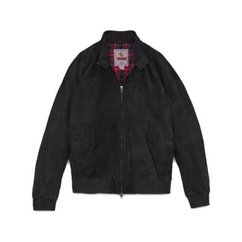 Vinter G9 Suede Harrington Jakke Grøn