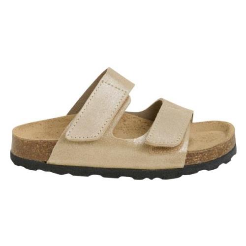 EN FANT - Sandal Nubuck Leather, 250302 - Champagne Beige