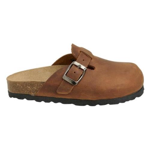 EN FANT - Slippers Nubuck Leather, 250303 - Acorn