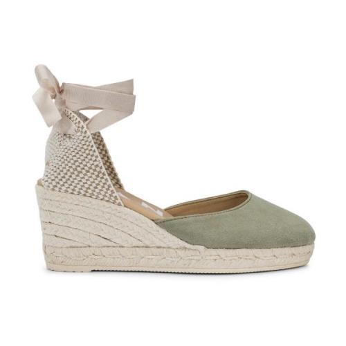 Grøn Espadrilles Sandaler