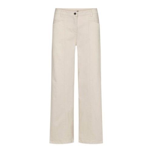 Laurie Fie Loose Sl Trousers Loose Birch