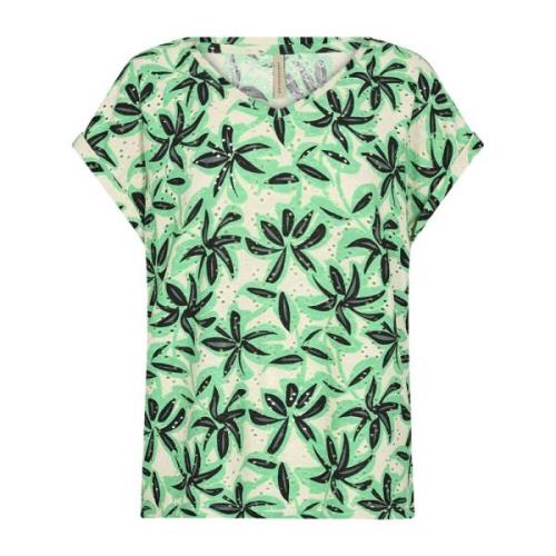 Soyaconcept Ingela Aop 16 Toppe T-shirt Ingela Aop 16 Green