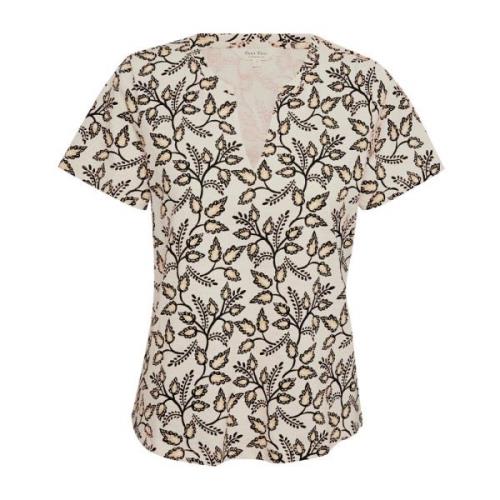 Sort Craft Leaf Kvinders T-Shirt