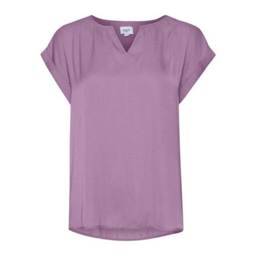 Saint Tropez P1326, Brianasz Ss Top Bluser 30500069 Orchid Mist