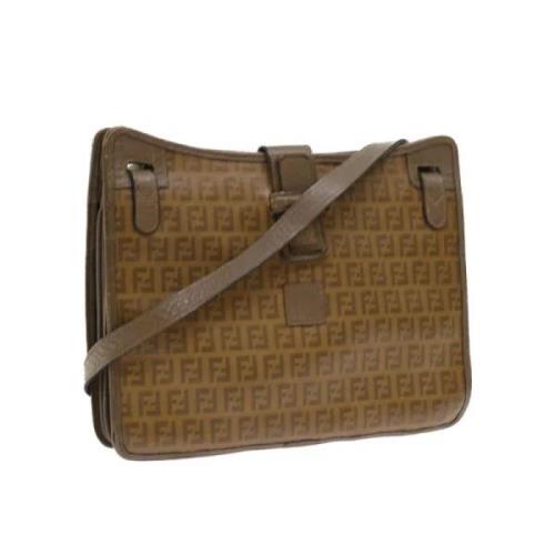 Pre-owned Stof fendi-tasker