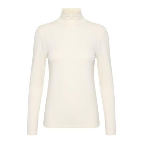 Blød Rollneck LS Top Whisper White