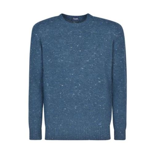 Avion Blue Melange Sweater til Mænd