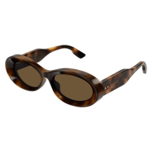 Oval solbriller i Havana Tortoise