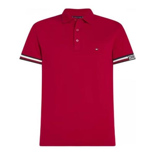 Monotype Flag Cuff Polo Shirt