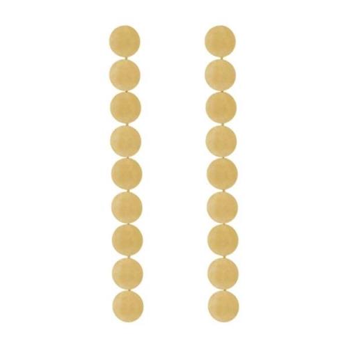 Courage Waterproof Multi Dot Statement Earring 18 Carat Gold