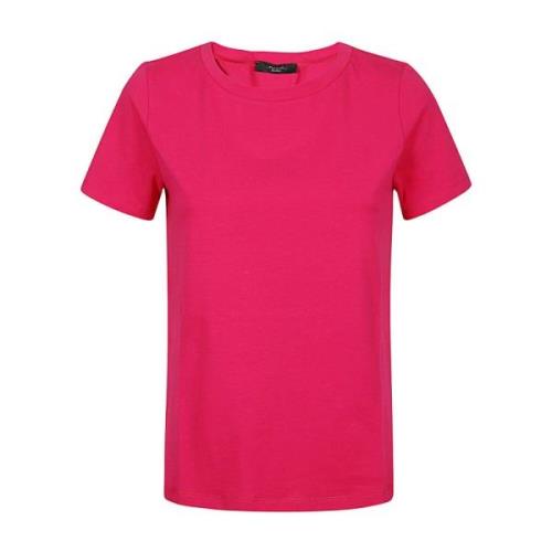 Klassisk Bomuld Fuchsia T-shirt