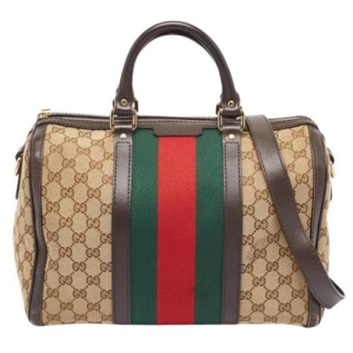 Pre-owned Canvas gucci-tasker