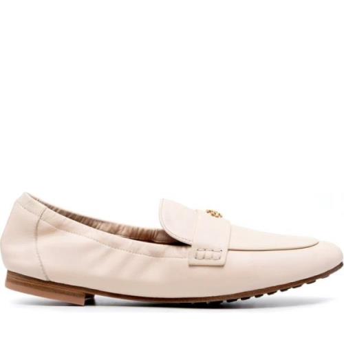 Beige Ballet Loafers