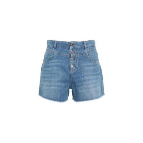 Slidte High Waist Denim Shorts