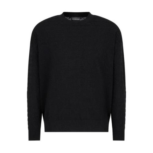 Jacquard O-Neck Langærmet Jumper