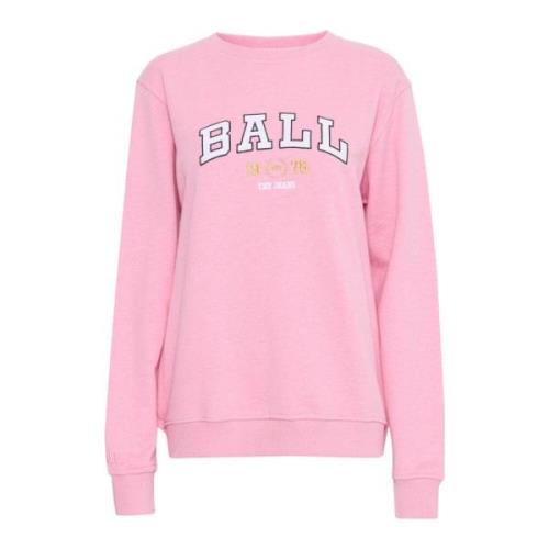 Pink Melange Sweatshirt