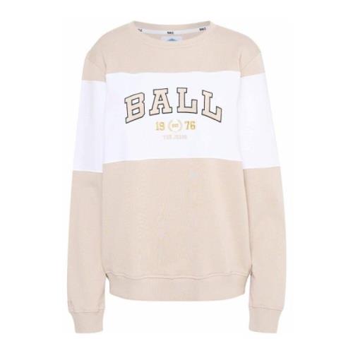 Hyggelig Sweatshirt med Broderet Logo